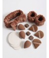 Coffret Princesse Marron (15 pièces) par AYA PARIS Coffret Princesse Marron (15 pièces) par AYA PARIS