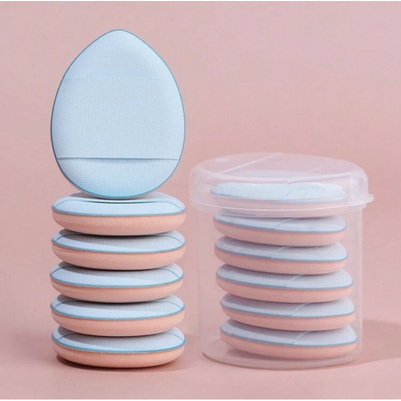 Boîte Houppettes Bleu (6 pièces) par AYA PARIS