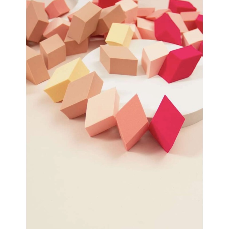 Pochette Eponge en Diamant Nude (5 pièces) par AYA PARIS