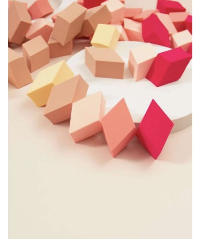 Pochette Eponge en Diamant Nude (5 pièces) par AYA PARIS