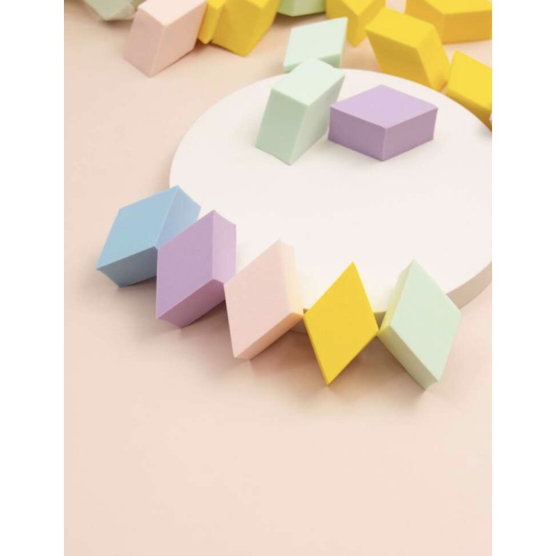 Pochette Eponge en Diamant Pastel (5 pièces) par AYA PARIS