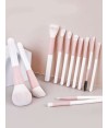 Pinceaux Make Up Rose (12 pièces) par AYA PARIS