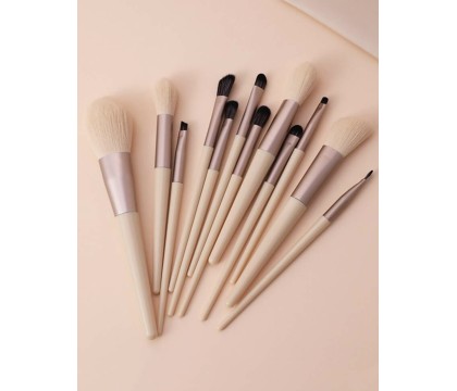 Pinceaux Make Up Beige (12 pièces) par AYA PARIS