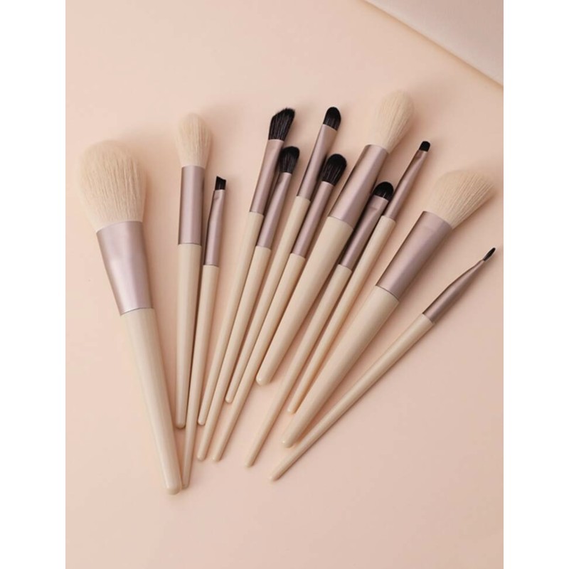 Pinceaux Make Up Beige (12 pièces) par AYA PARIS