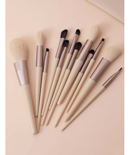 Pinceaux Make Up Beige (12 pièces) par AYA PARIS