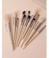 Pinceaux Make Up Beige (12 pièces) par AYA PARIS