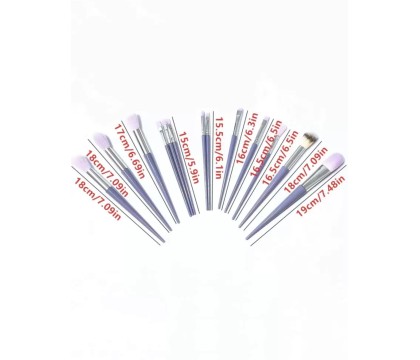 Pinceaux Make Up Violet (13 pièces) par AYA PARIS