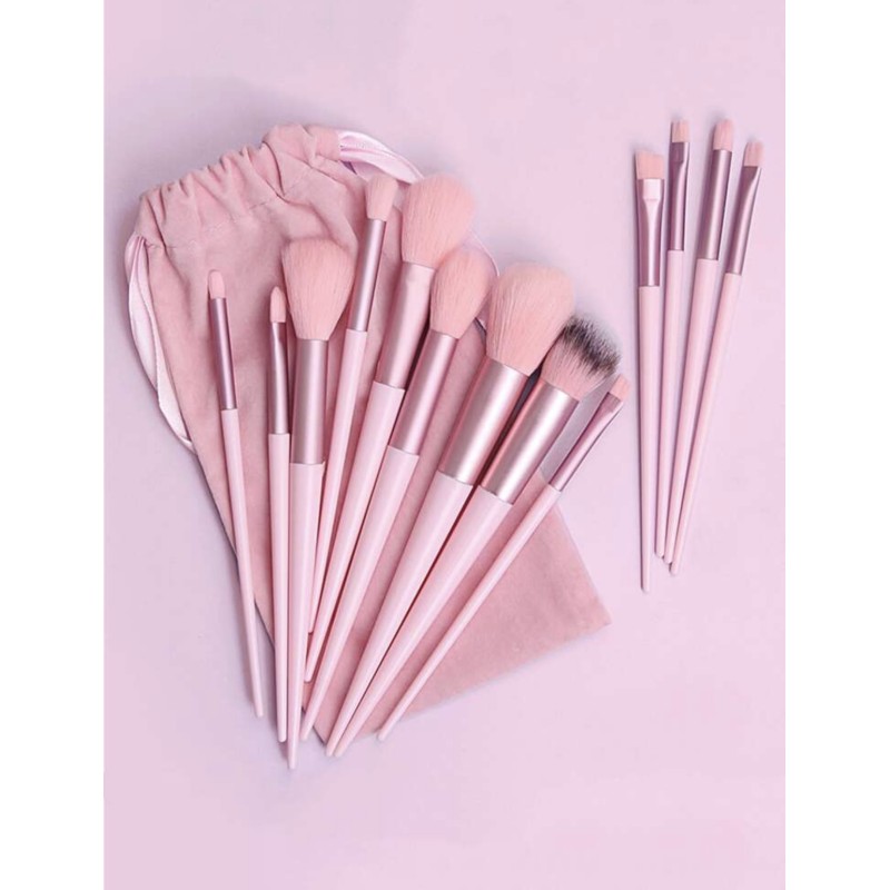 Pinceaux Make Up Rose (13 pièces) par AYA PARIS
