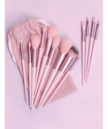 Pinceaux Make Up Rose (13 pièces) par AYA PARIS