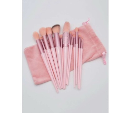 Pinceaux Make Up Rose (13 pièces) par AYA PARIS 2