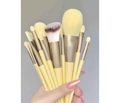 Pinceaux Make Up Jaune (13 pièces) par AYA PARIS