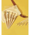 Pinceaux Make Up Jaune (13 pièces) par AYA PARIS