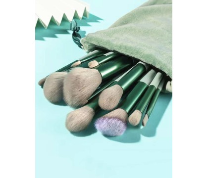 Pinceaux Make Up Vert (13 pièces) par AYA PARIS