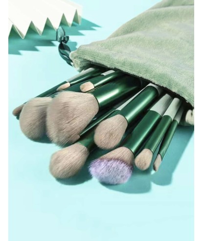 Pinceaux Make Up Vert (13 pièces) par AYA PARIS