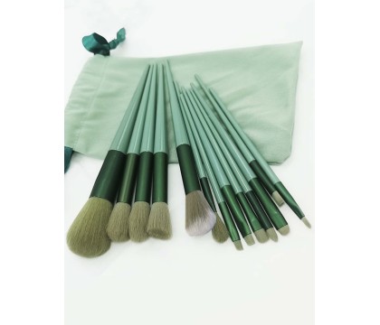Pinceaux Make Up Vert (13 pièces) par AYA PARIS 2