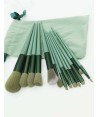 Pinceaux Make Up Vert (13 pièces) par AYA PARIS