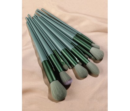 Pinceaux Make Up Vert (13 pièces) par AYA PARIS 4