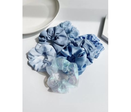 Chouchous Bleu Carreaux (7 pièces) par AYA PARIS