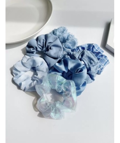 Chouchous Bleu Carreaux (7 pièces) par AYA PARIS