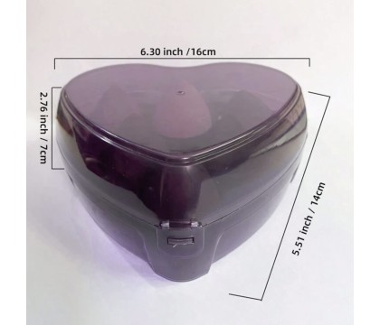 Boîte Beauty Blender Coeur Violet (6pièces) par AYA PARIS 3