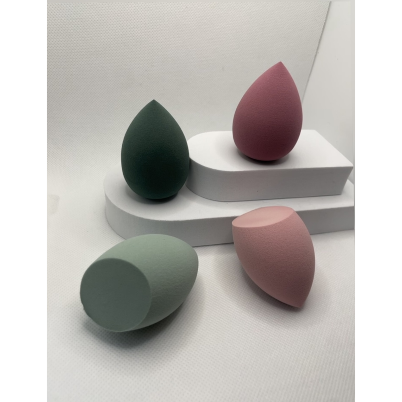 Boîte Beauty Blender Vert et Rose (4 pièces) par AYA PARIS