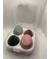 Boîte Beauty Blender Vert et Rose (4 pièces) par AYA PARIS
