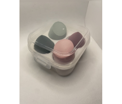 Boîte Beauty Blender Vert et Rose (4 pièces) par AYA PARIS 3