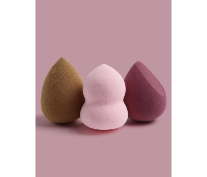 Pochette Beauty Blender Prune (3 pièces) par AYA PARIS