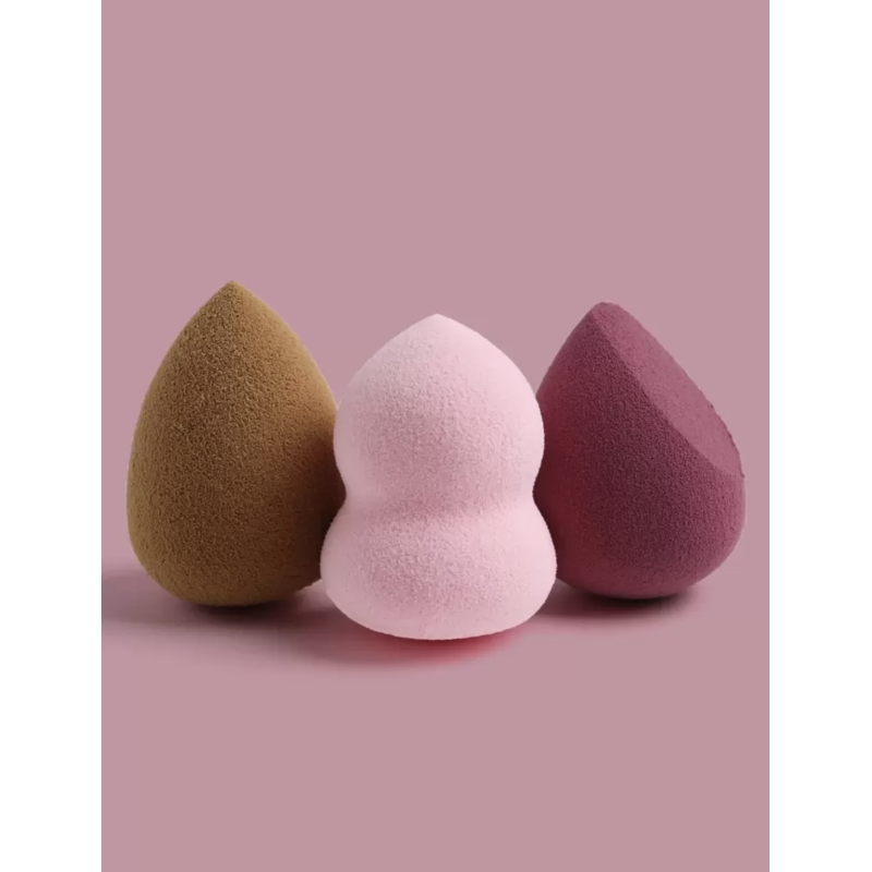 Pochette Beauty Blender Prune (3 pièces) par AYA PARIS