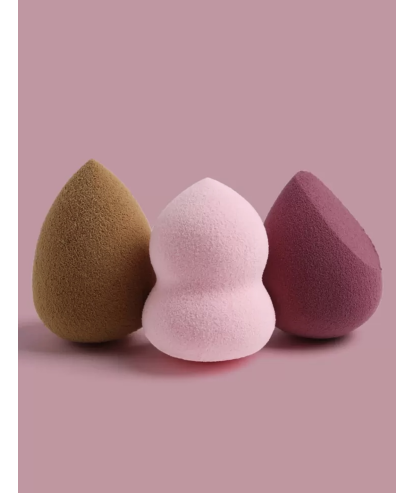 Pochette Beauty Blender Prune (3 pièces) par AYA PARIS