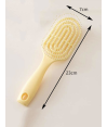 Brosse à cheveux Jaune par AYA PARIS