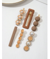 Barrettes cheveux Orange (6 pièces) par AYA PARIS