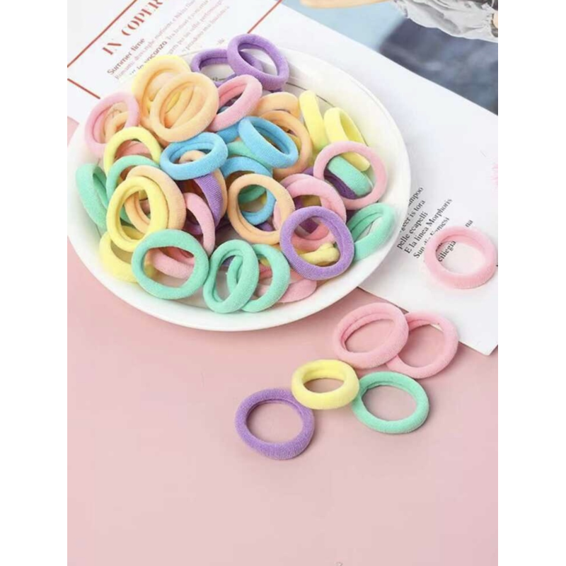 Elastique cheveux Arc en Ciel (25 pièces) par AYA PARIS