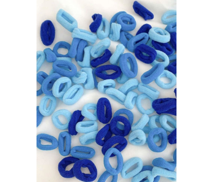 Elastique cheveux Bleu (25 pièces) par AYA PARIS