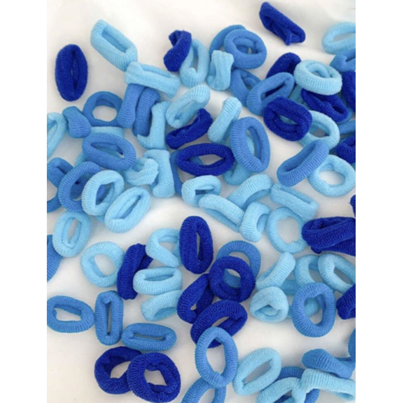 Elastique cheveux Bleu (25 pièces) par AYA PARIS