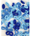 Elastique cheveux Bleu (25 pièces) par AYA PARIS