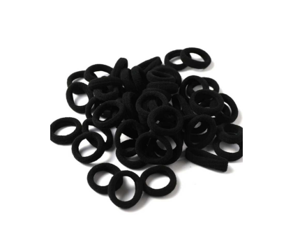 Elastique cheveux Noir (25 pièces) par AYA PARIS
