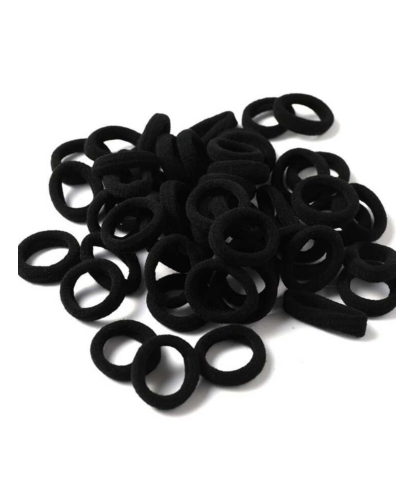 Elastique cheveux Noir (25 pièces) par AYA PARIS