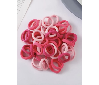 Elastique cheveux Rose (25 pièces) par AYA PARIS