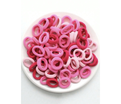 Elastique cheveux Rose (25 pièces) par AYA PARIS