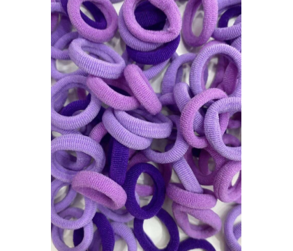 Elastique cheveux Violet (25 pièces) par AYA PARIS