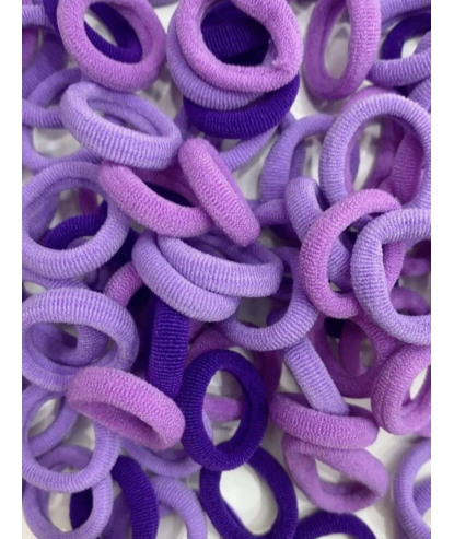 Elastique cheveux Violet (25 pièces) par AYA PARIS