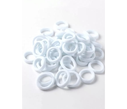 Elastique cheveux Blanc (25 pièces) par AYA PARIS