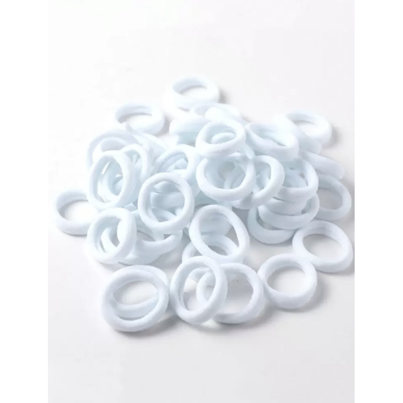 Elastique cheveux Blanc (25 pièces) par AYA PARIS