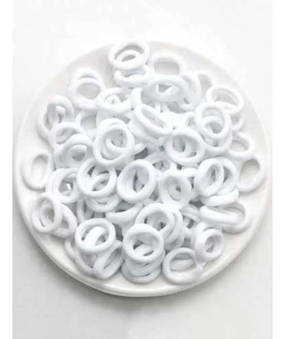 Elastique cheveux Blanc (25 pièces) par AYA PARIS