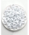 Elastique cheveux Blanc (25 pièces) par AYA PARIS