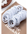 Elastique cheveux Blanc (10 pièces) par AYA PARIS