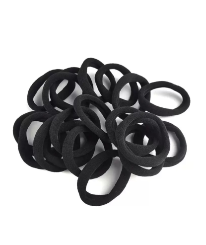 Elastique cheveux Noir (10 pièces) par AYA PARIS