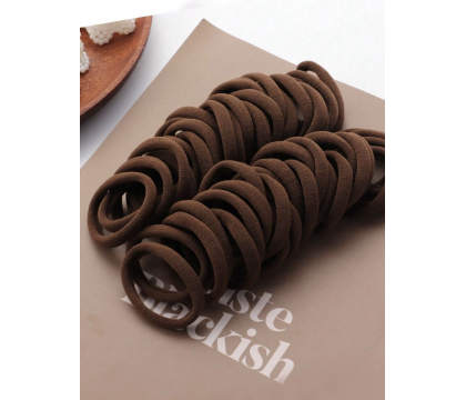 Elastique cheveux Marron (10 pièces) par AYA PARIS 1