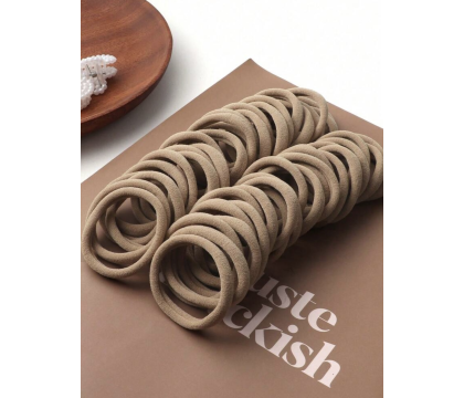 Elastique cheveux Marron Clair (10 pièces) par AYA PARIS